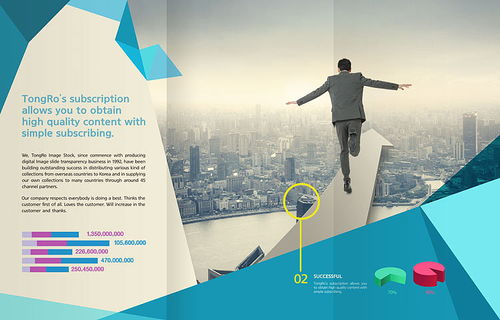 商务科技赋能餐饮服务 企业推广业务形象产品手册设计指南